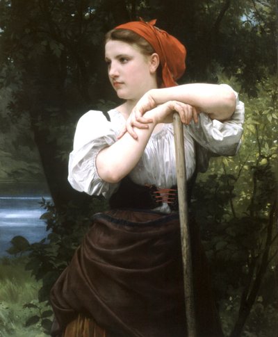 Der Heumacher von William Adolphe Bouguereau